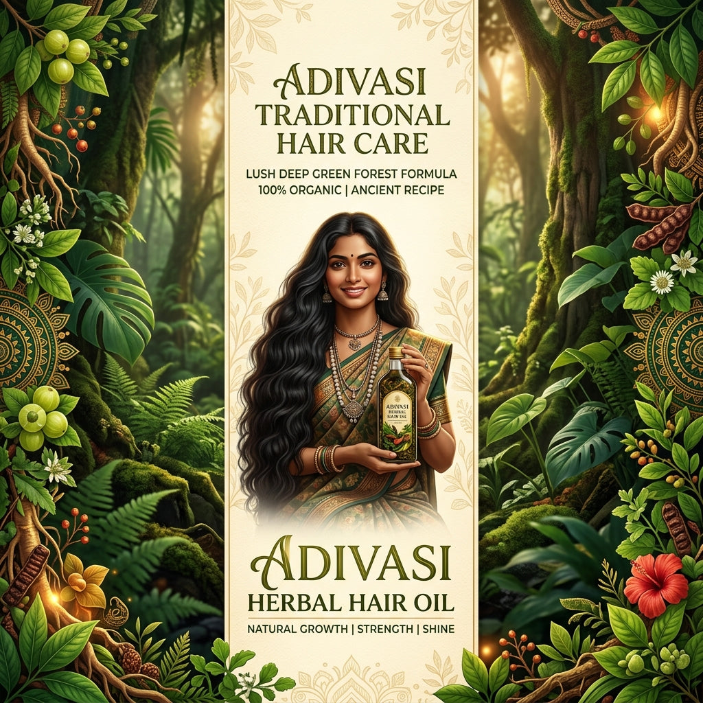 SMD Adivasi Hair Oil Desktop Banner
